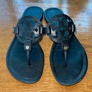 Tory Burch- MILLER SANDAL, LEATHER, BLACK